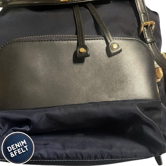 Michael Kors Dark Navy Blue Unisex Mott Large Nylon Baby Diaper Backpack | EUC? main image 9